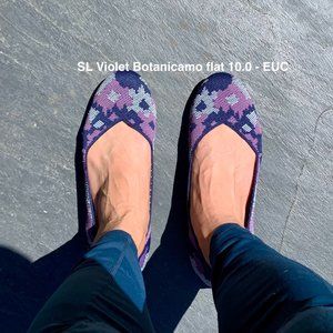 Rothy's Violet Botanicamo flat 10.0 in an Excellent condition